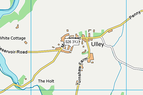 S26 3YJ map - OS VectorMap District (Ordnance Survey) S26 3YJ map - OS VectorMap District (Ordnance Survey)