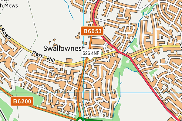 S26 4NF map - OS VectorMap District (Ordnance Survey) S26 4NF map - OS VectorMap District (Ordnance Survey)