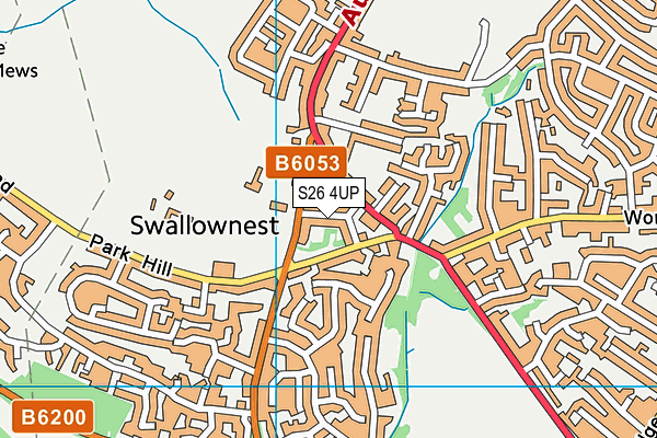 S26 4UP map - OS VectorMap District (Ordnance Survey) S26 4UP map - OS VectorMap District (Ordnance Survey)