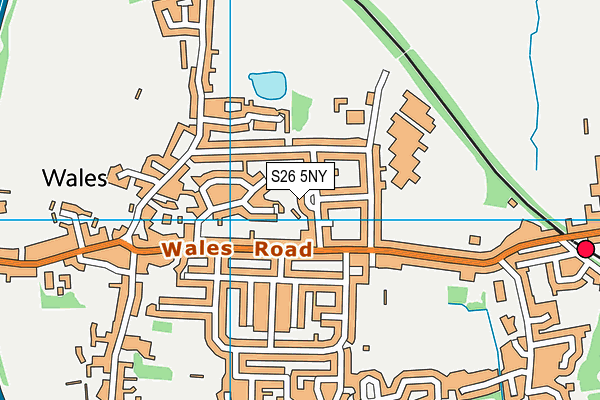 S26 5NY map - OS VectorMap District (Ordnance Survey) S26 5NY map - OS VectorMap District (Ordnance Survey)