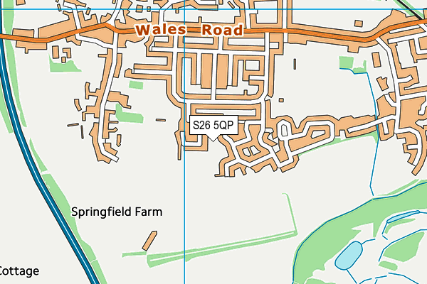 S26 5QP map - OS VectorMap District (Ordnance Survey) S26 5QP map - OS VectorMap District (Ordnance Survey)