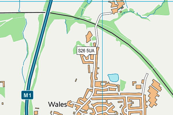 S26 5UA map - OS VectorMap District (Ordnance Survey) S26 5UA map - OS VectorMap District (Ordnance Survey)