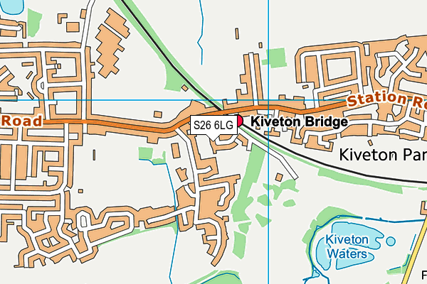 S26 6LG map - OS VectorMap District (Ordnance Survey) S26 6LG map - OS VectorMap District (Ordnance Survey)