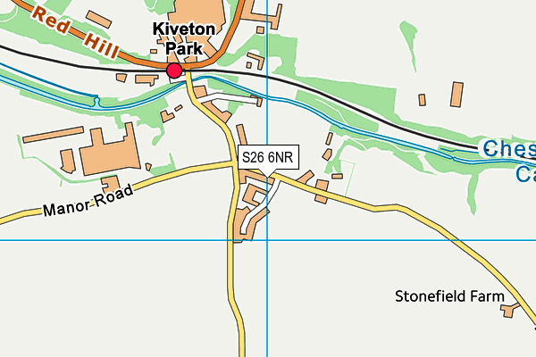 S26 6NR map - OS VectorMap District (Ordnance Survey) S26 6NR map - OS VectorMap District (Ordnance Survey)