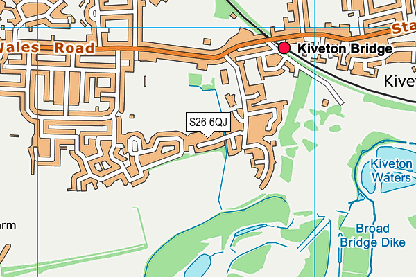 S26 6QJ map - OS VectorMap District (Ordnance Survey) S26 6QJ map - OS VectorMap District (Ordnance Survey)