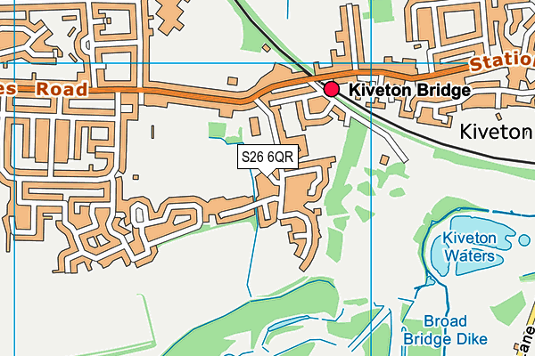 S26 6QR map - OS VectorMap District (Ordnance Survey) S26 6QR map - OS VectorMap District (Ordnance Survey)