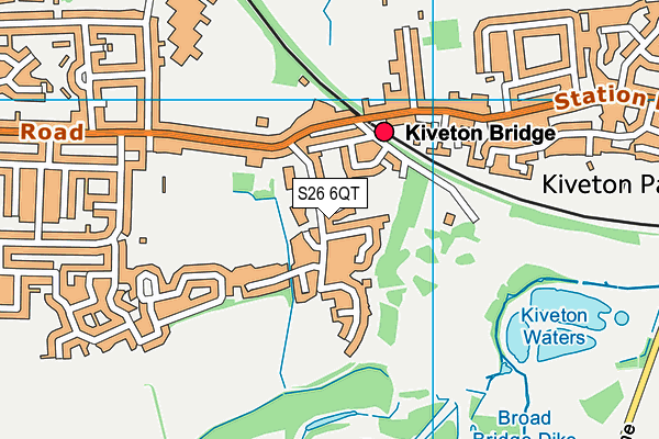 S26 6QT map - OS VectorMap District (Ordnance Survey) S26 6QT map - OS VectorMap District (Ordnance Survey)