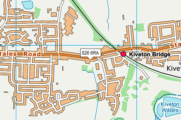 S26 6RA map - OS VectorMap District (Ordnance Survey) S26 6RA map - OS VectorMap District (Ordnance Survey)
