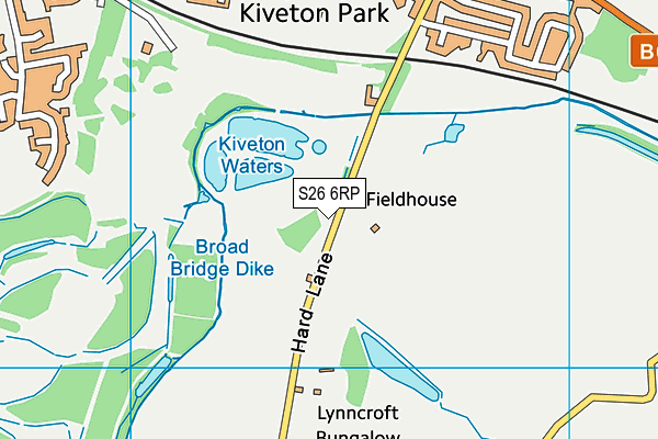 S26 6RP map - OS VectorMap District (Ordnance Survey) S26 6RP map - OS VectorMap District (Ordnance Survey)
