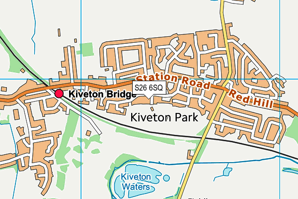 S26 6SQ map - OS VectorMap District (Ordnance Survey)