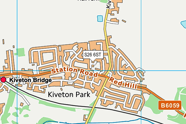 S26 6ST map - OS VectorMap District (Ordnance Survey) S26 6ST map - OS VectorMap District (Ordnance Survey)