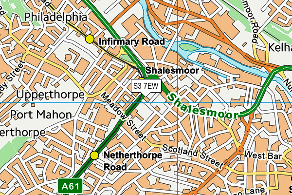 S3 7EW map - OS VectorMap District (Ordnance Survey) S3 7EW map - OS VectorMap District (Ordnance Survey)