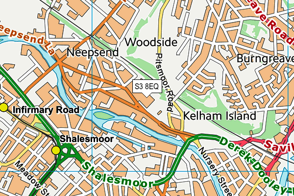 S3 8EQ map - OS VectorMap District (Ordnance Survey) S3 8EQ map - OS VectorMap District (Ordnance Survey)