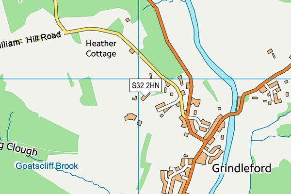 S32 2HN map - OS VectorMap District (Ordnance Survey) S32 2HN map - OS VectorMap District (Ordnance Survey)
