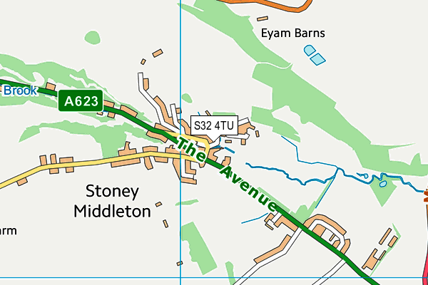 S32 4TU map - OS VectorMap District (Ordnance Survey) S32 4TU map - OS VectorMap District (Ordnance Survey)