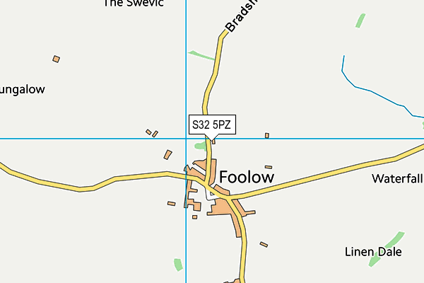 S32 5PZ map - OS VectorMap District (Ordnance Survey)