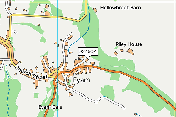 S32 5QZ map - OS VectorMap District (Ordnance Survey)