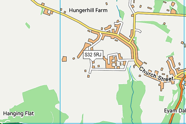 S32 5RJ map - OS VectorMap District (Ordnance Survey)