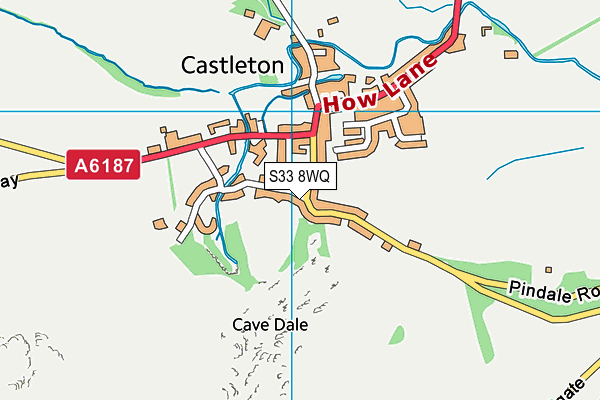S33 8WQ map - OS VectorMap District (Ordnance Survey) S33 8WQ map - OS VectorMap District (Ordnance Survey)