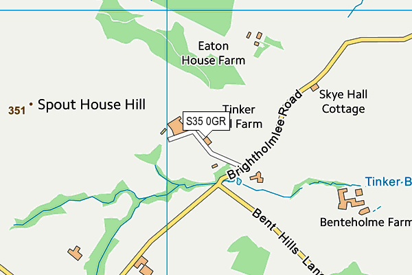 S35 0GR map - OS VectorMap District (Ordnance Survey) S35 0GR map - OS VectorMap District (Ordnance Survey)