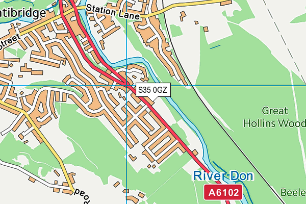 S35 0GZ map - OS VectorMap District (Ordnance Survey) S35 0GZ map - OS VectorMap District (Ordnance Survey)