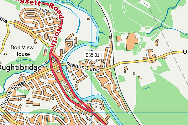 S35 0JH map - OS VectorMap District (Ordnance Survey) S35 0JH map - OS VectorMap District (Ordnance Survey)