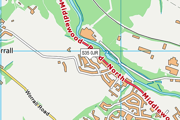 S35 0JR map - OS VectorMap District (Ordnance Survey) S35 0JR map - OS VectorMap District (Ordnance Survey)