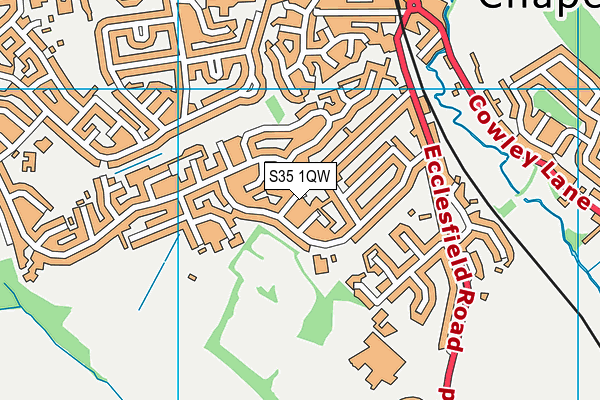 S35 1QW map - OS VectorMap District (Ordnance Survey) S35 1QW map - OS VectorMap District (Ordnance Survey)