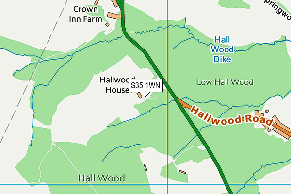 S35 1WN map - OS VectorMap District (Ordnance Survey) S35 1WN map - OS VectorMap District (Ordnance Survey)