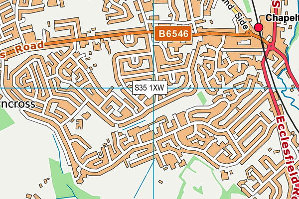 S35 1XW map - OS VectorMap District (Ordnance Survey) S35 1XW map - OS VectorMap District (Ordnance Survey)