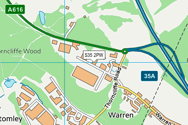 S35 2PW map - OS VectorMap District (Ordnance Survey) S35 2PW map - OS VectorMap District (Ordnance Survey)