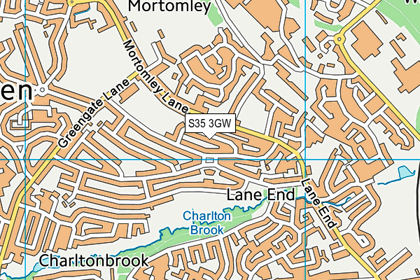 S35 3GW map - OS VectorMap District (Ordnance Survey) S35 3GW map - OS VectorMap District (Ordnance Survey)