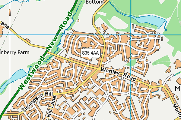 S35 4AA map - OS VectorMap District (Ordnance Survey) S35 4AA map - OS VectorMap District (Ordnance Survey)