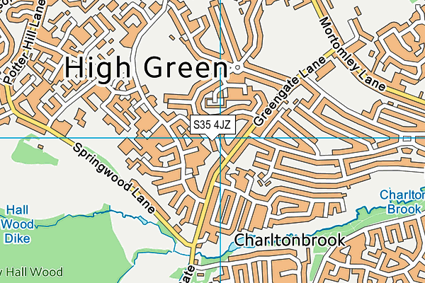 S35 4JZ map - OS VectorMap District (Ordnance Survey) S35 4JZ map - OS VectorMap District (Ordnance Survey)