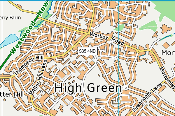 S35 4ND map - OS VectorMap District (Ordnance Survey) S35 4ND map - OS VectorMap District (Ordnance Survey)