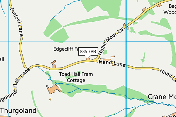 S35 7BB map - OS VectorMap District (Ordnance Survey) S35 7BB map - OS VectorMap District (Ordnance Survey)