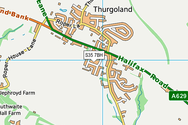 S35 7BH map - OS VectorMap District (Ordnance Survey) S35 7BH map - OS VectorMap District (Ordnance Survey)