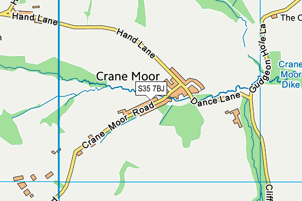 S35 7BJ map - OS VectorMap District (Ordnance Survey) S35 7BJ map - OS VectorMap District (Ordnance Survey)