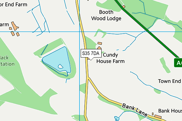 S35 7DA map - OS VectorMap District (Ordnance Survey) S35 7DA map - OS VectorMap District (Ordnance Survey)