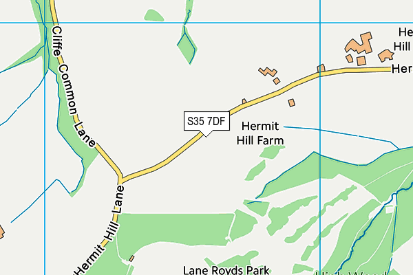 S35 7DF map - OS VectorMap District (Ordnance Survey) S35 7DF map - OS VectorMap District (Ordnance Survey)