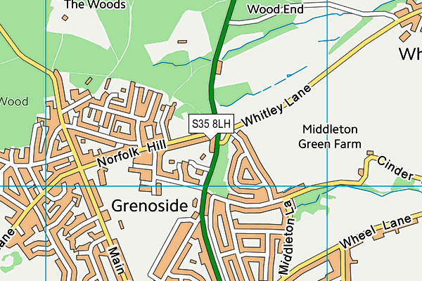 S35 8LH map - OS VectorMap District (Ordnance Survey) S35 8LH map - OS VectorMap District (Ordnance Survey)