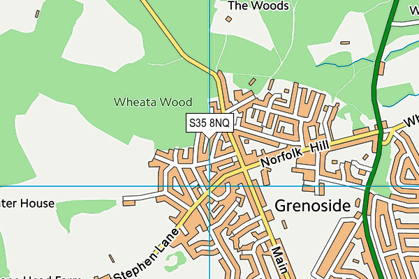 S35 8NQ map - OS VectorMap District (Ordnance Survey) S35 8NQ map - OS VectorMap District (Ordnance Survey)