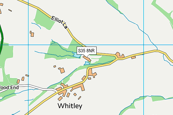 S35 8NR map - OS VectorMap District (Ordnance Survey)