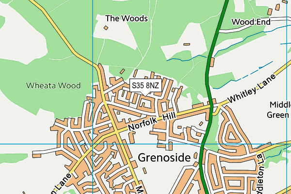 S35 8NZ map - OS VectorMap District (Ordnance Survey) S35 8NZ map - OS VectorMap District (Ordnance Survey)
