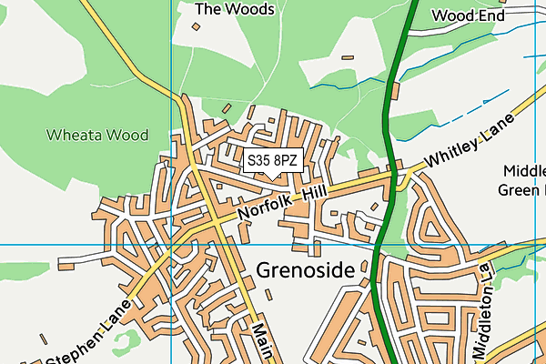 S35 8PZ map - OS VectorMap District (Ordnance Survey) S35 8PZ map - OS VectorMap District (Ordnance Survey)