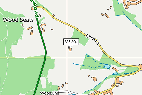 S35 8QJ map - OS VectorMap District (Ordnance Survey) S35 8QJ map - OS VectorMap District (Ordnance Survey)