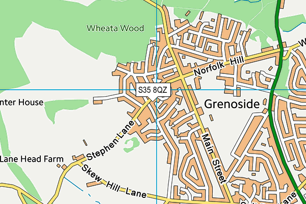 S35 8QZ map - OS VectorMap District (Ordnance Survey) S35 8QZ map - OS VectorMap District (Ordnance Survey)