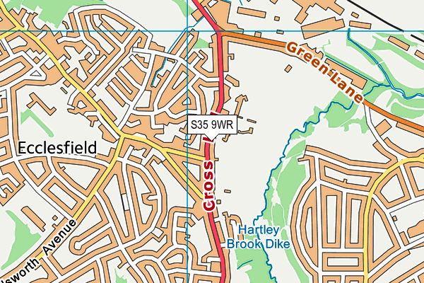 S35 9WR map - OS VectorMap District (Ordnance Survey) S35 9WR map - OS VectorMap District (Ordnance Survey)