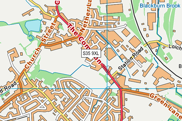 S35 9XL map - OS VectorMap District (Ordnance Survey) S35 9XL map - OS VectorMap District (Ordnance Survey)