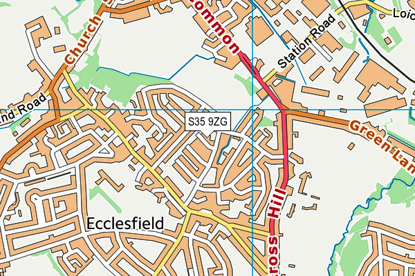 S35 9ZG map - OS VectorMap District (Ordnance Survey) S35 9ZG map - OS VectorMap District (Ordnance Survey)